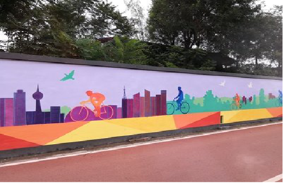 宜君墙体彩绘-围墙