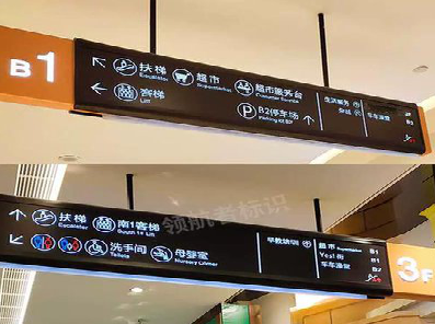 宜君如何通过商场标识牌引导客流分布？