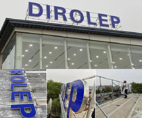 宜君楼顶发光字安装的注意事项。